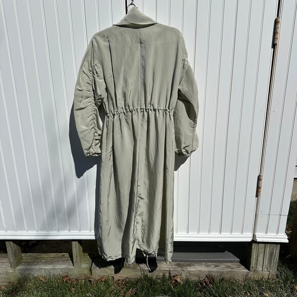 Rodebjer Leandra Over Coat Lightweight Jacket Clay Gray Grey NWT $550 XS Trench - Picture 14 of 16